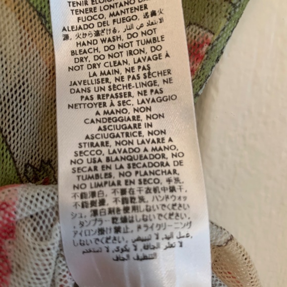 Casablanca L'Amour En Fleur Mesh Top - Picture 5 of 9